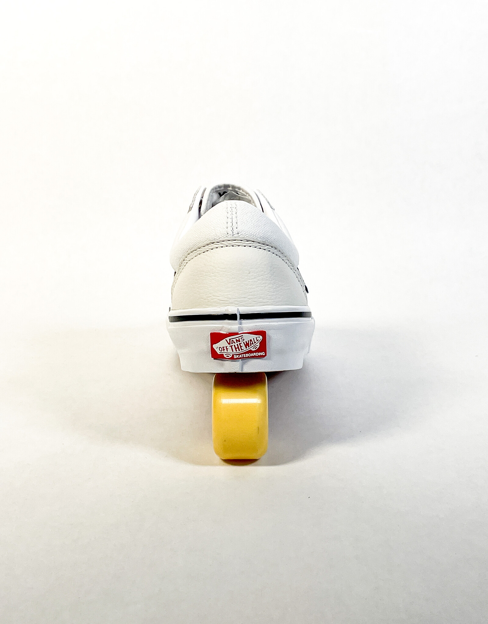 VANS SKATE OLD SKOOL LEATHER - WHITE/WHITE