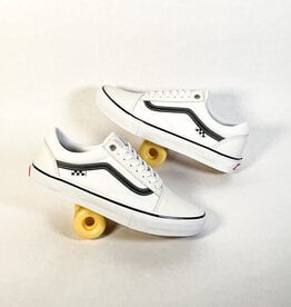 VANS SKATE OLD SKOOL LEATHER - WHITE/WHITE