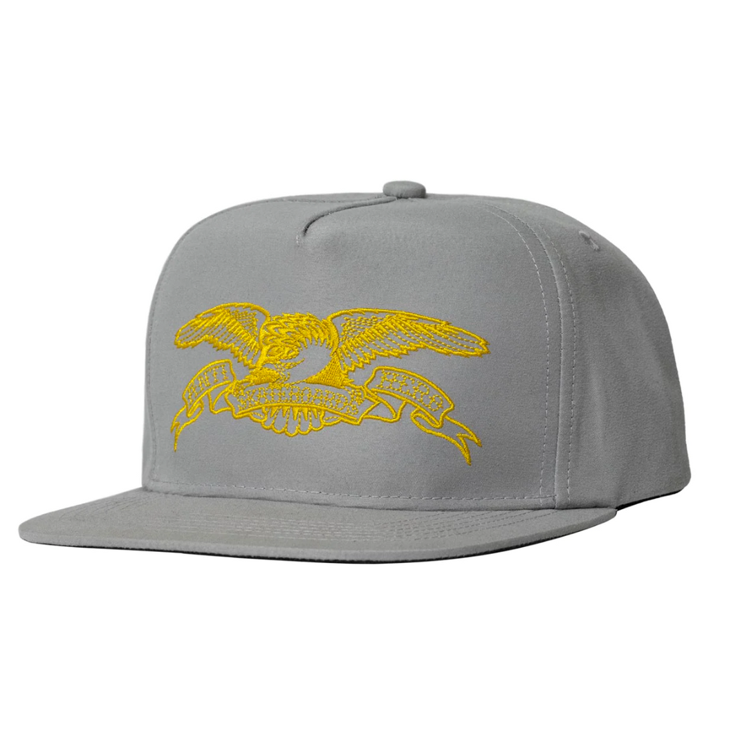 ANTIHERO ADJ BASIC EAGLE HAT- GUNMETAL - KINGSWELL - Los Feliz
