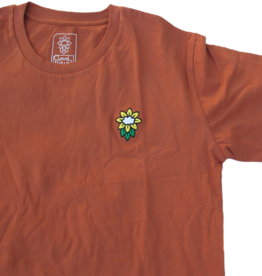 CLOUDFLOWER CLOUDFLOWER EMBROIDERED TEE - ORANGE