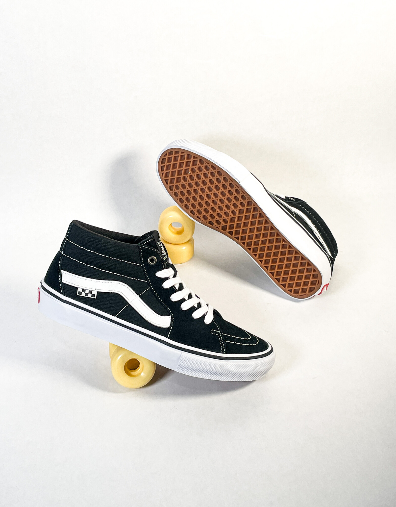 VANS MN SKATE GROSSO MID BLACK/WHITE