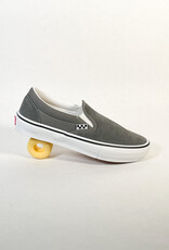 VANS MN SKATE SLIP-ON PEWTER/WHITE
