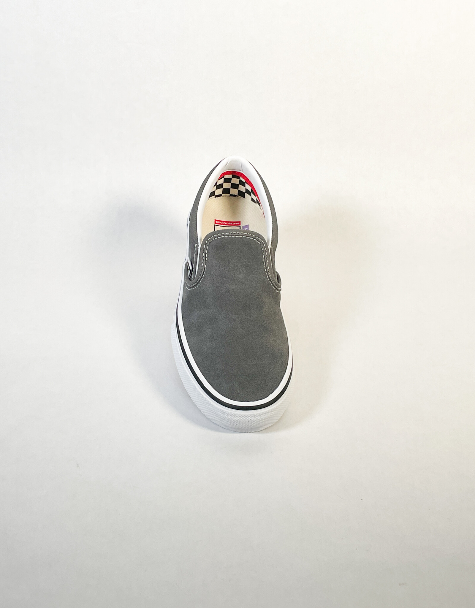 VANS MN SKATE SLIP-ON PEWTER/WHITE