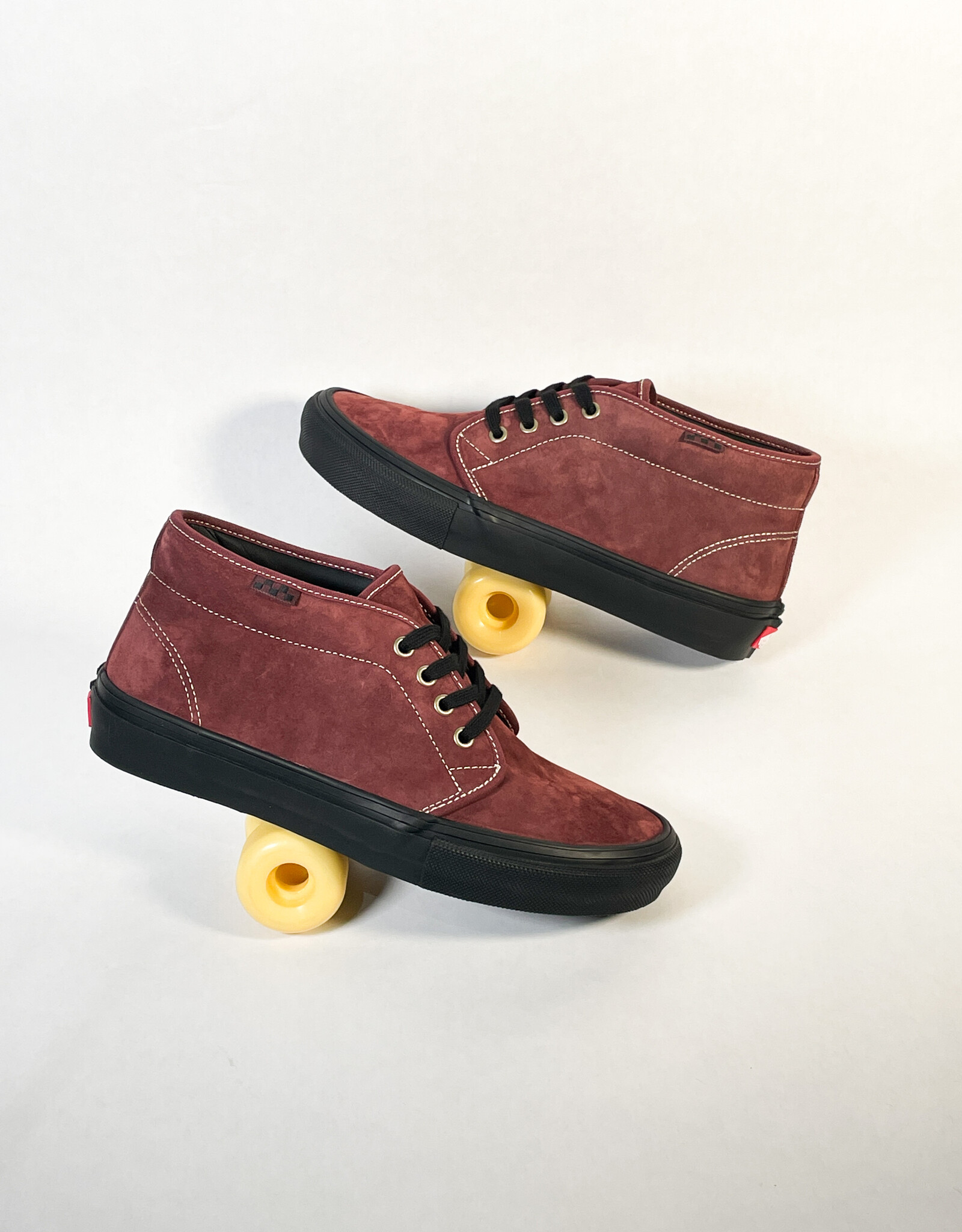 VANS MN SKATE CHUKKA DARK RED/BLACK - KINGSWELL - Los Feliz