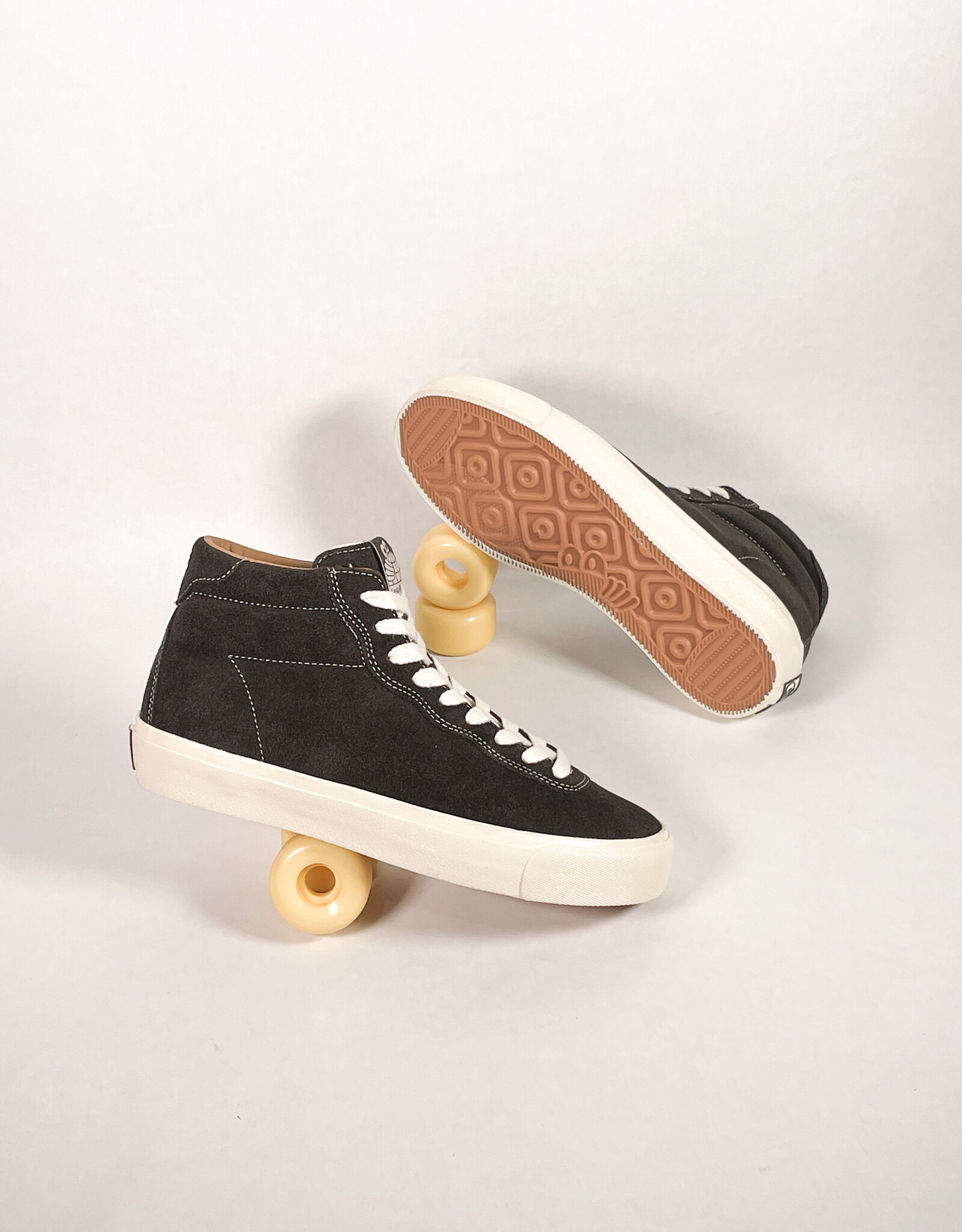 LAST RESORT AB VM001 HI SUEDE - COFFEE BEAN/WHITE