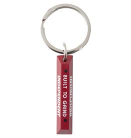 INDEPENDENT INDEPENDENT CURB KEYCHAIN - RED