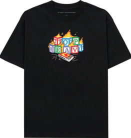 TOP HEAVY ENTERTAINMENT TOP HEAVY BLOCKS TEE - BLACK