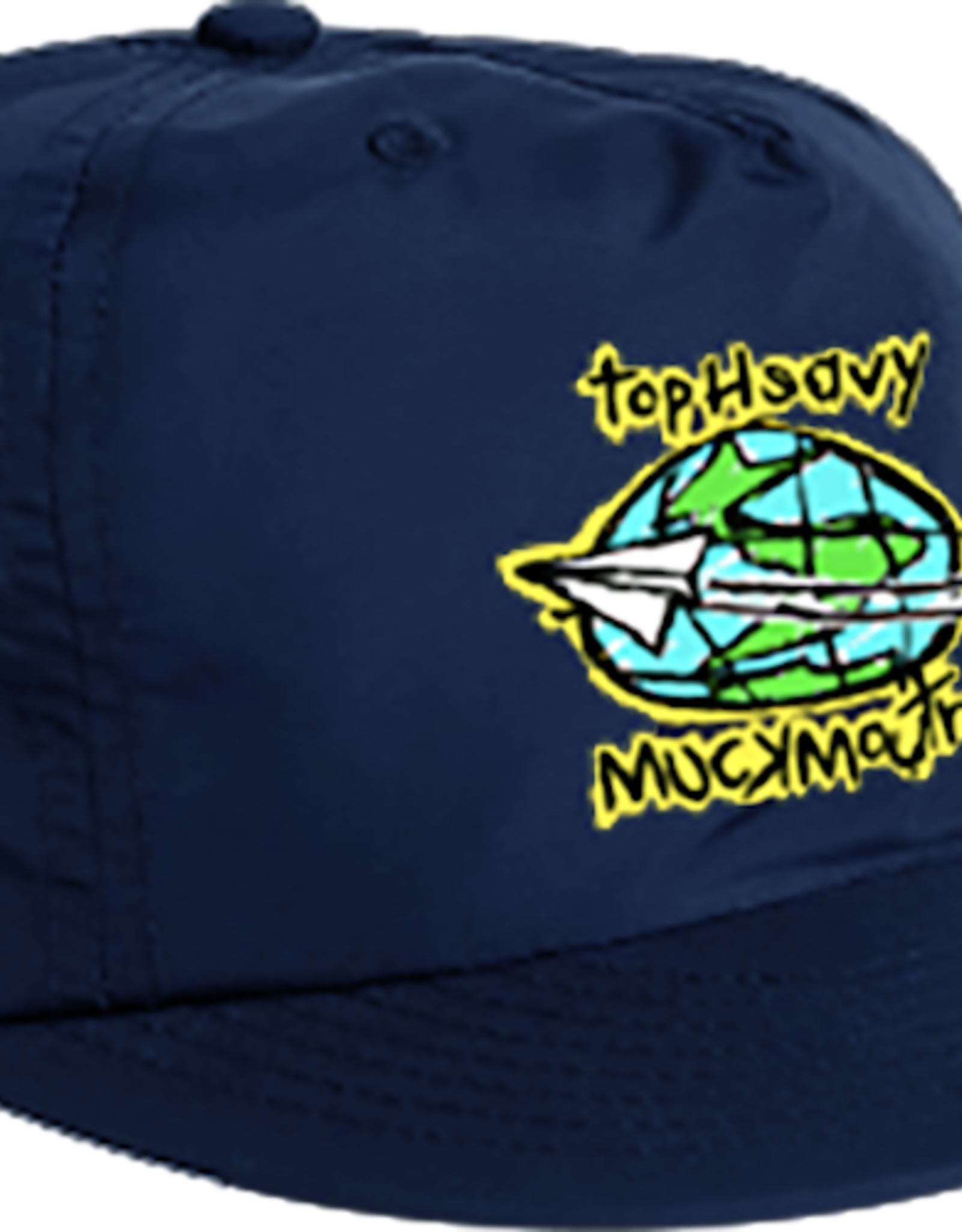 TOP HEAVY ENTERTAINMENT TOP HEAVY MUCKMOUTH COLLAB HAT - NAVY