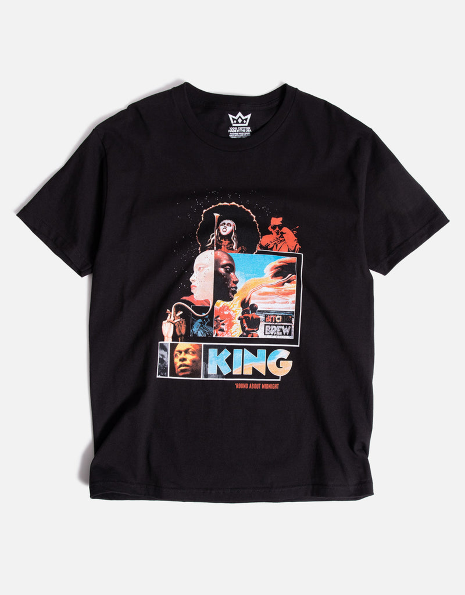KING SKATEBOARDS KING MILES S/S TEE - BLACK