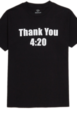 THANK YOU SKATEBOARDING THANK YOU 420 TEE - BLK
