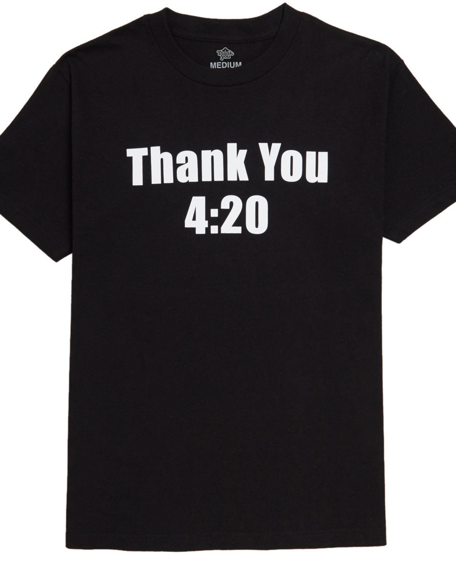 THANK YOU SKATEBOARDING THANK YOU 420 TEE - BLK