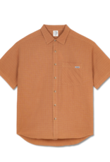 POLAR MITCHELL S/S BUTTON - RUST
