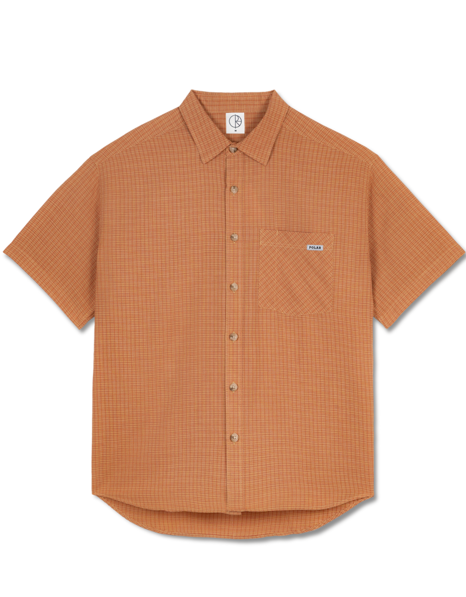 POLAR MITCHELL S/S BUTTON - RUST