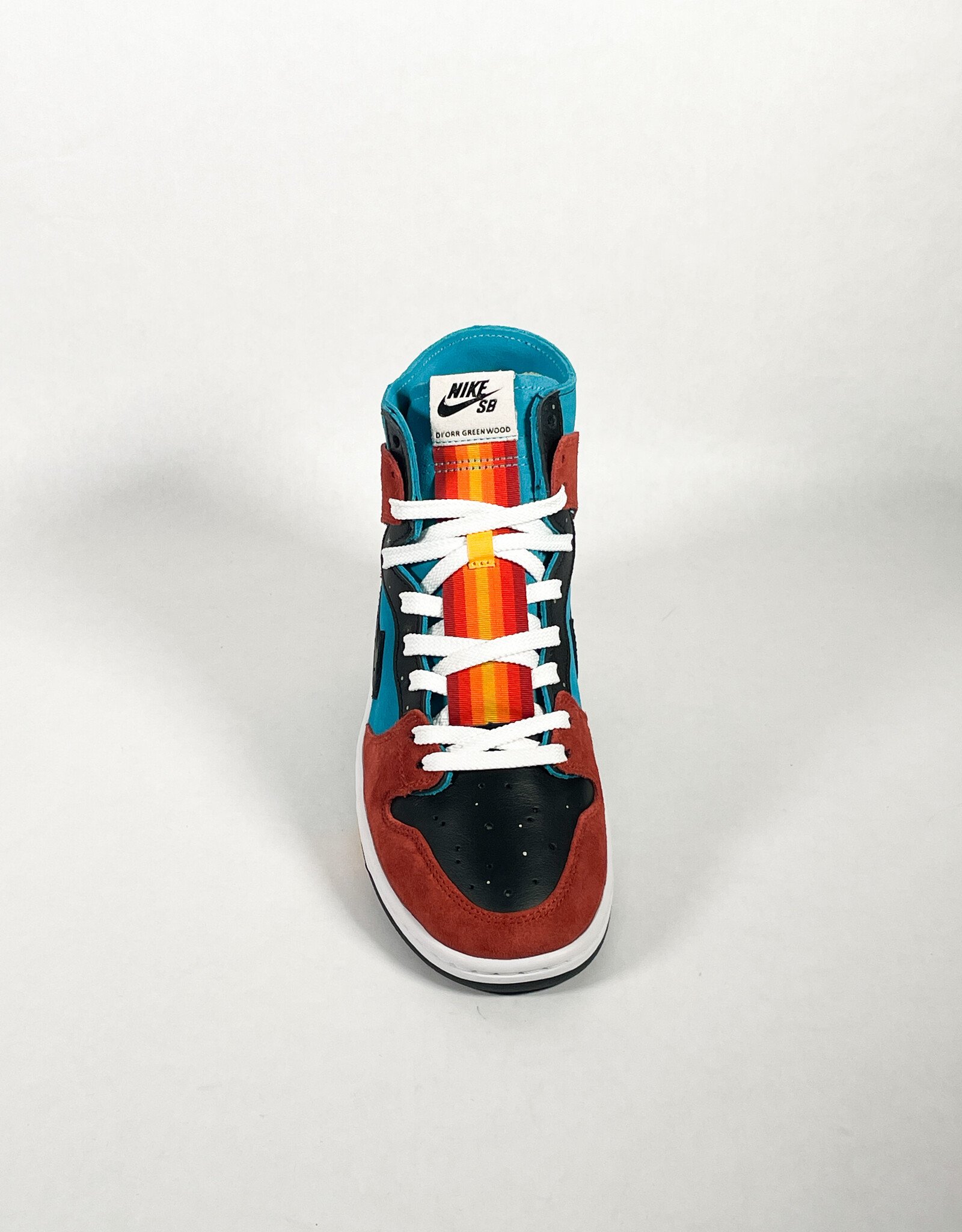NIKE NIKE SB DUNK HIGH DECON TURQUOISE BLUE/BLACK-RUGGED ORANGE