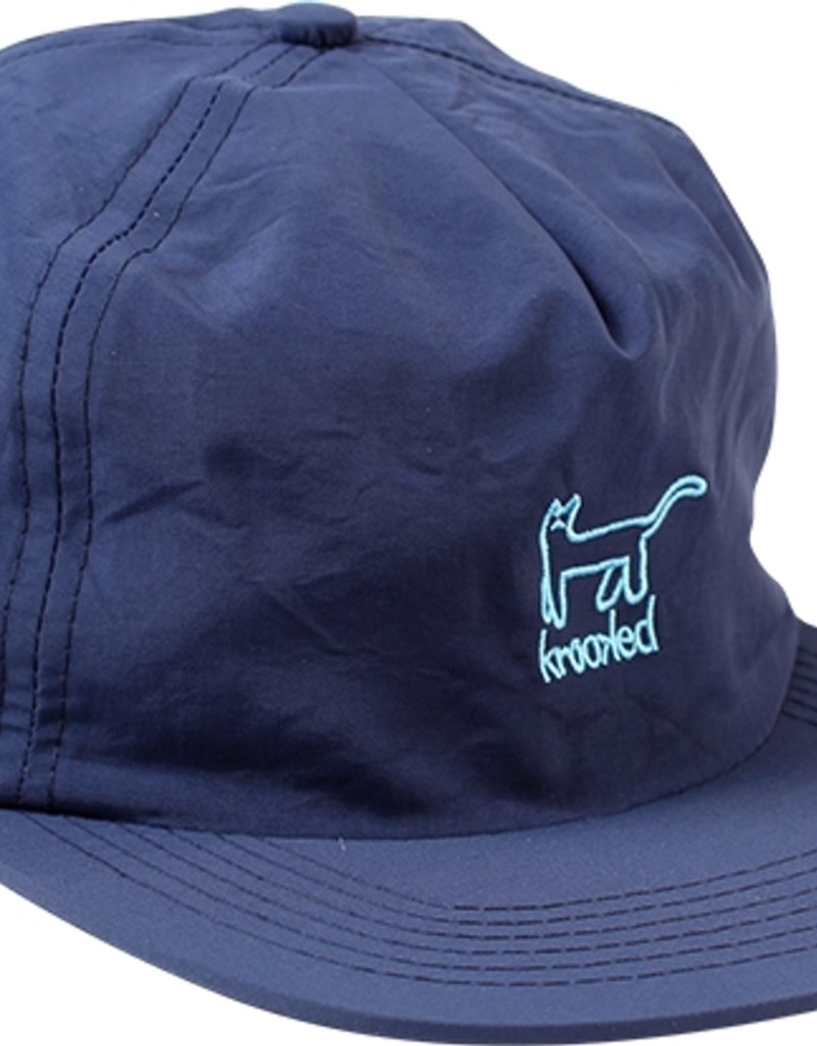 KROOKED ADJ SKATEBOARDING HAT - NAVY