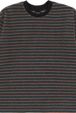 QUASI SKATEBOARDS QUASI SYNC STRIPED S/S TEE - BLACK