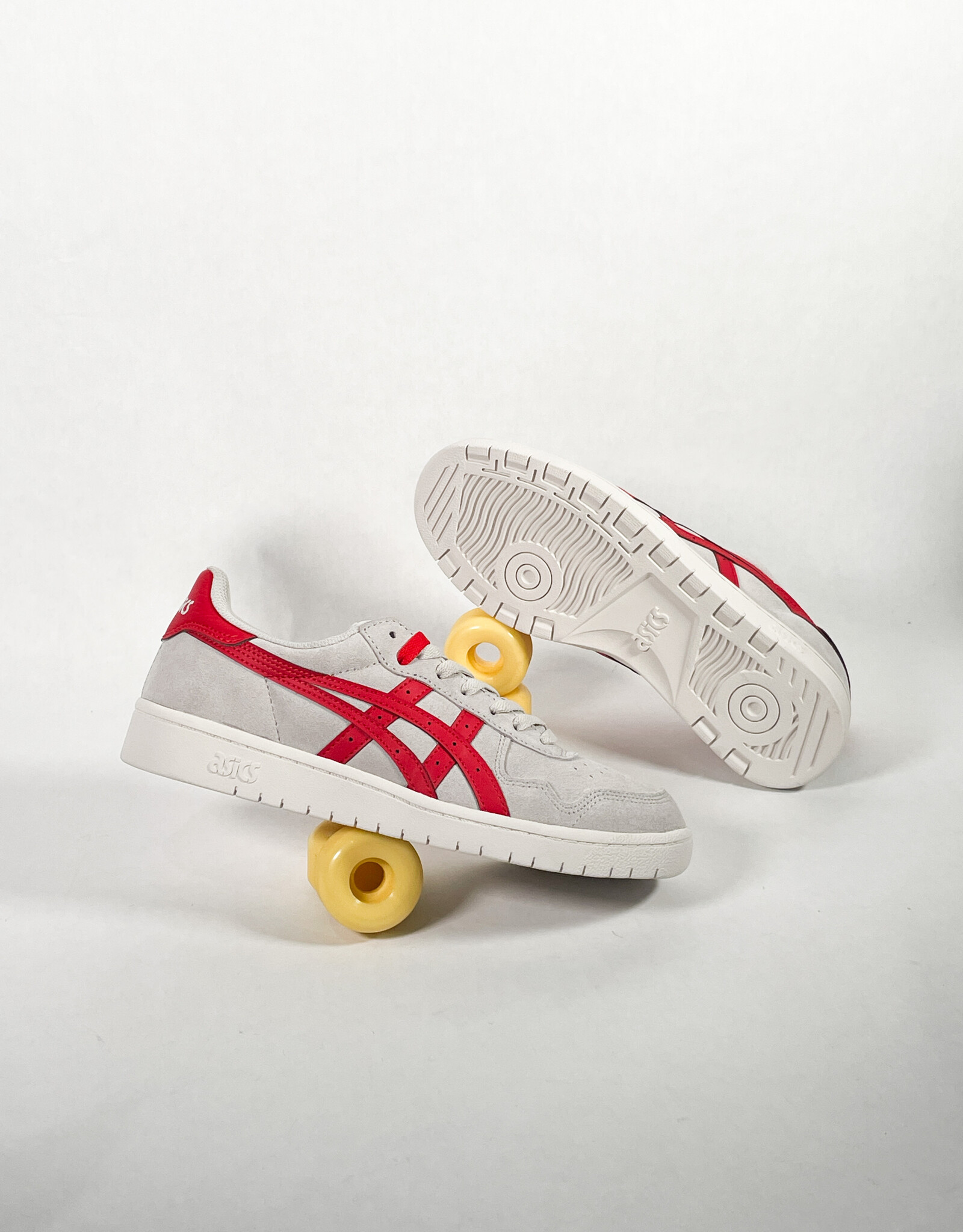 ASICS ASICS SKATE JAPAN PRO CLOUD GREY/CLASSIC RED