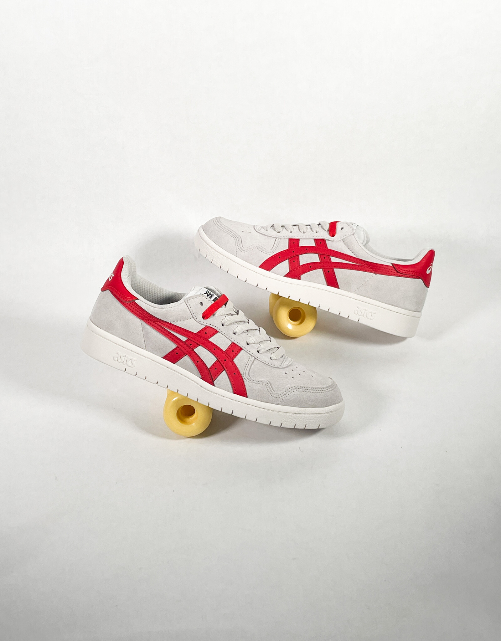 ASICS ASICS SKATE JAPAN PRO CLOUD GREY/CLASSIC RED