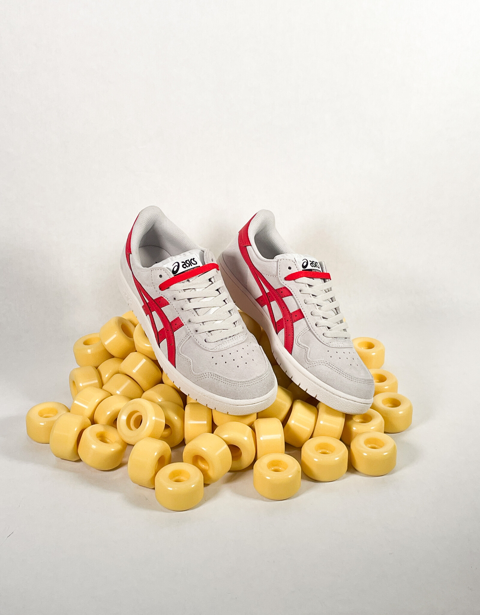 ASICS ASICS SKATE JAPAN PRO CLOUD GREY/CLASSIC RED