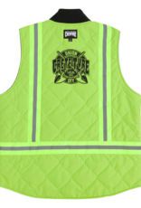 CREATURE CREATURE DIY WORK VEST - ASPHALT/NEON GREEN