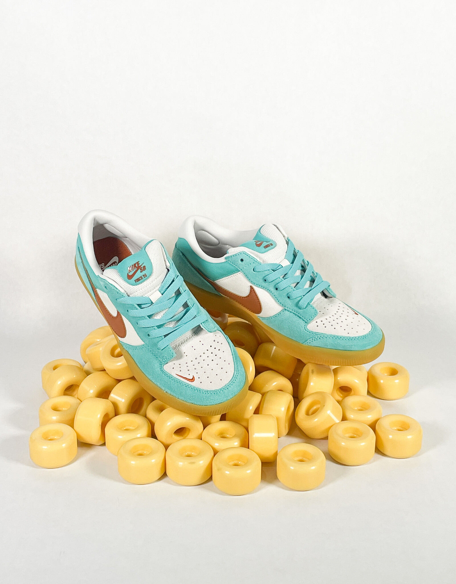 NIKE NIKE SB FORCE 58 GREEN - FROST/DARK RUSSET-PHANTOM
