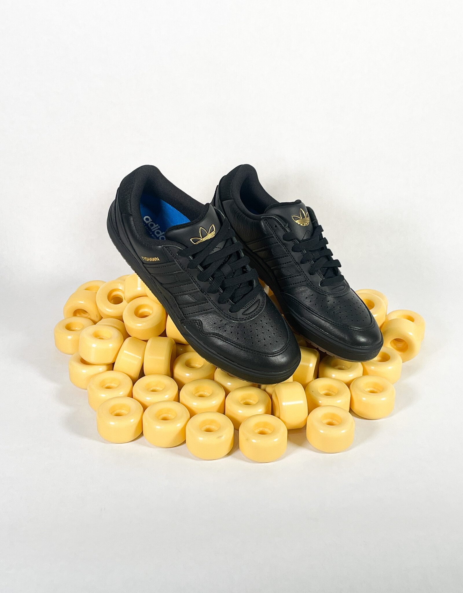 ADIDAS TYSHAWN II - CBLACK/CBLACK/CGREEN