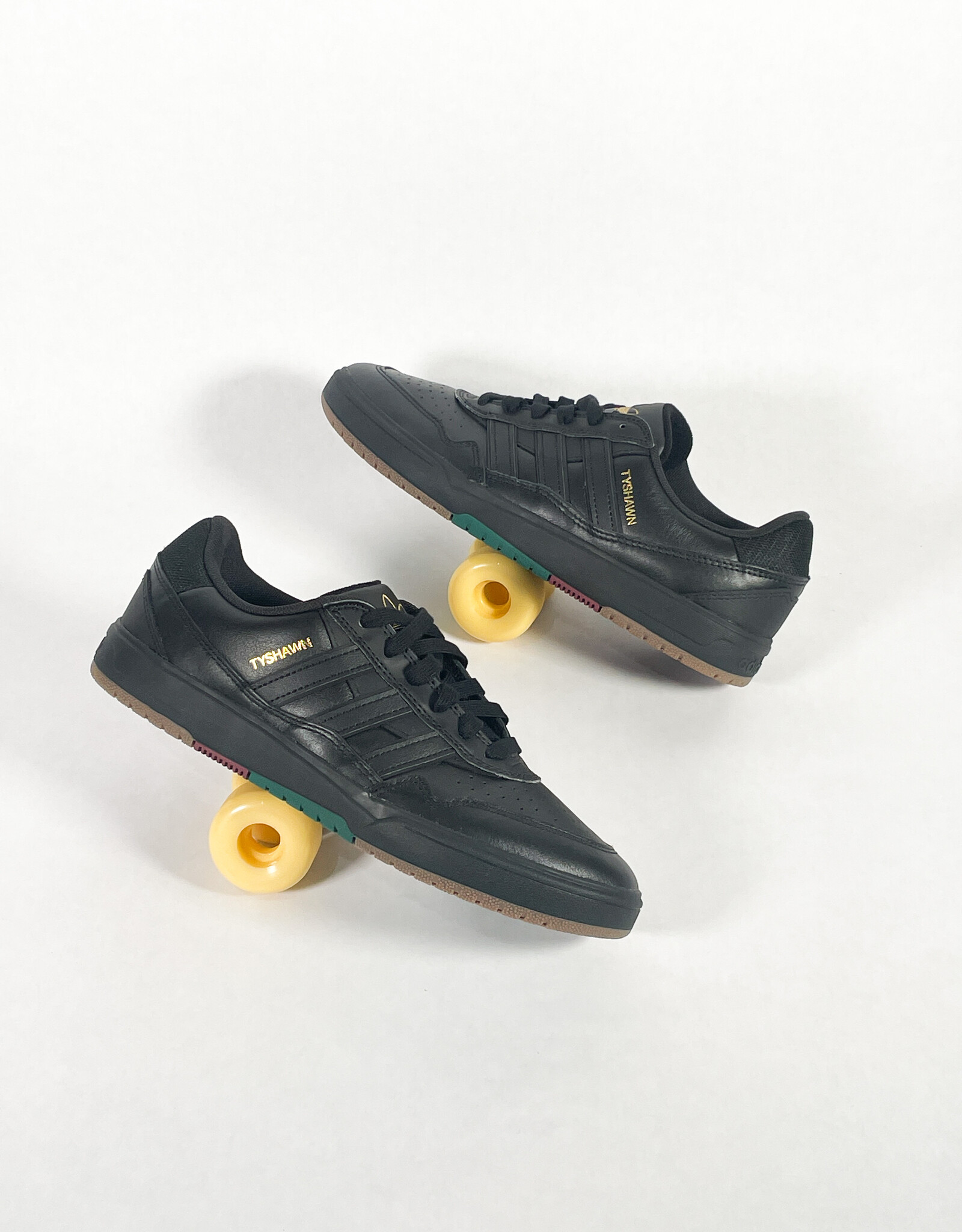 ADIDAS TYSHAWN II - CBLACK/CBLACK/CGREEN