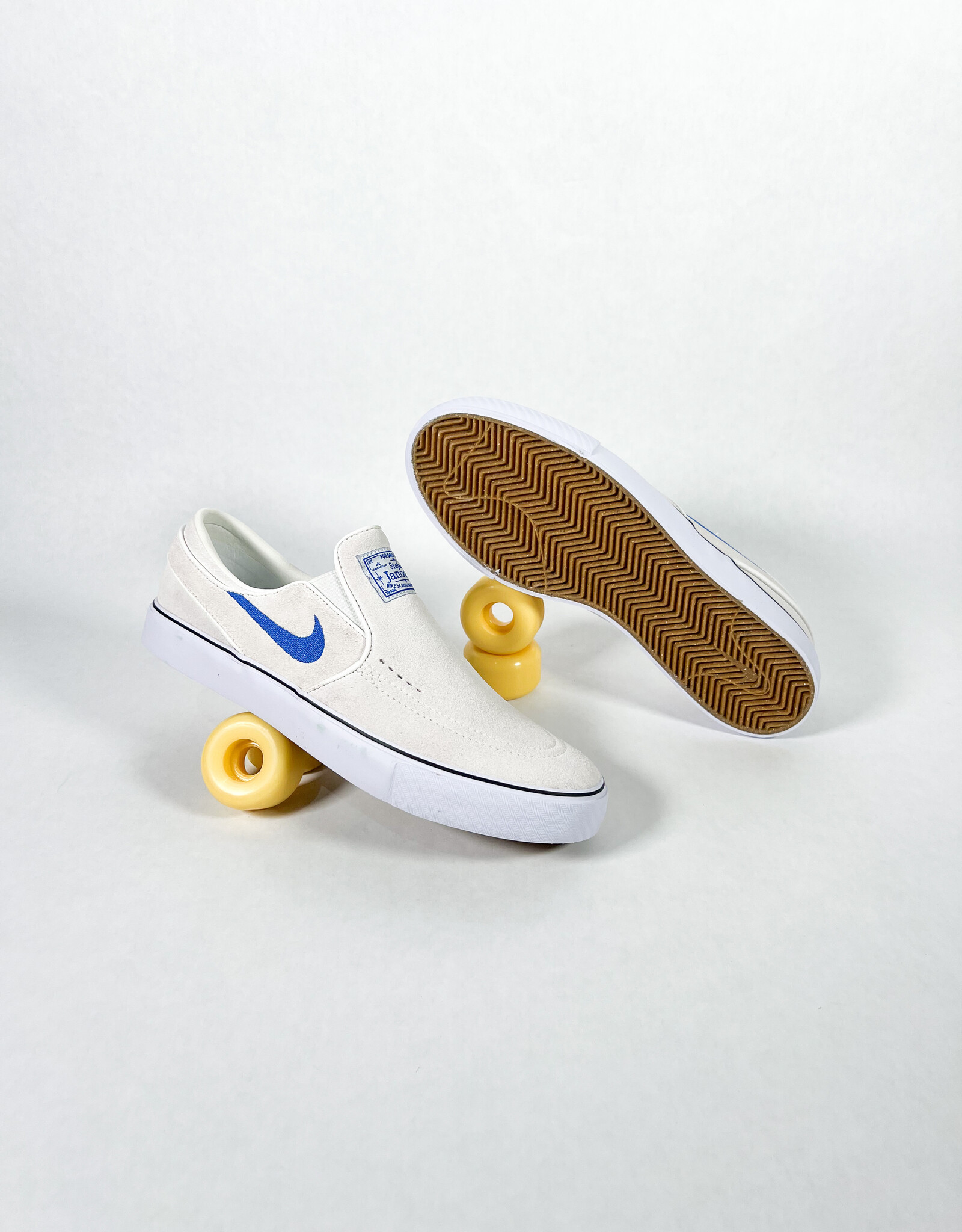 NIKE SB JANOSKI+ SLIP WHITE/HYPER ROYAL
