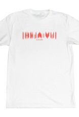 ATLANTIC DRIFT ATLANTIC [DRIFT] DEJA VU S/S TEE - WHITE