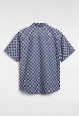 VANS VANS WADE CHECKERBOARD SS WOVEN BLUE