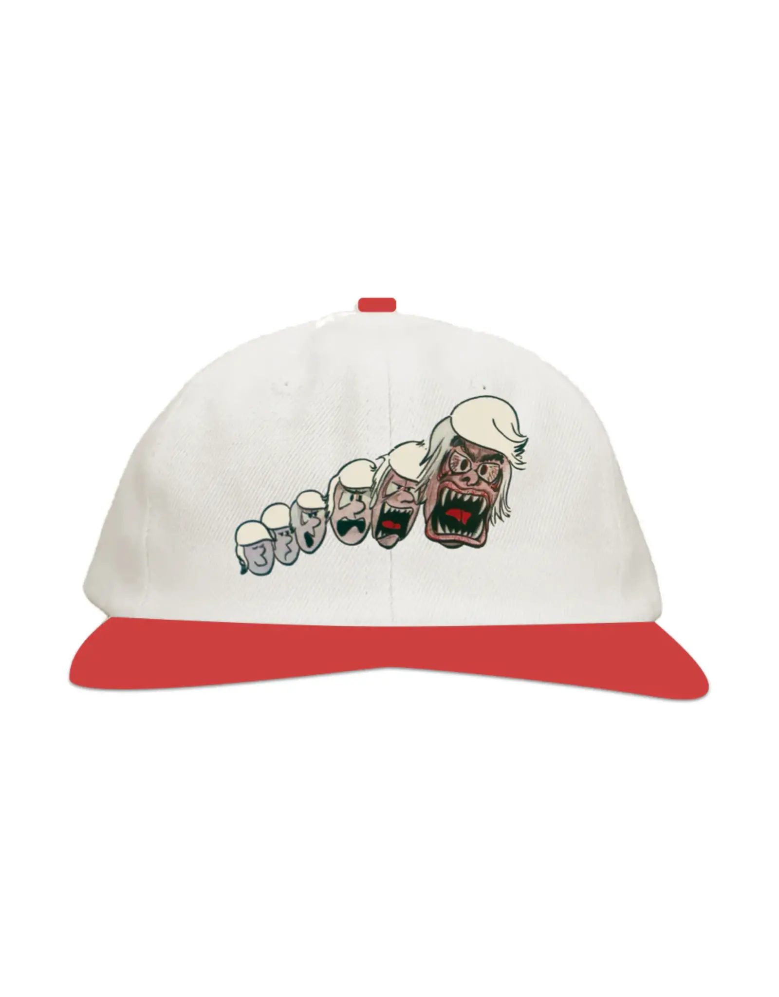 LESS THAN LOCAL LESS THAN LOCAL TUMMY ACHE HAT - CREAM/RED