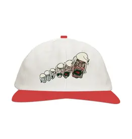 LESS THAN LOCAL LESS THAN LOCAL TUMMY ACHE HAT - CREAM/RED