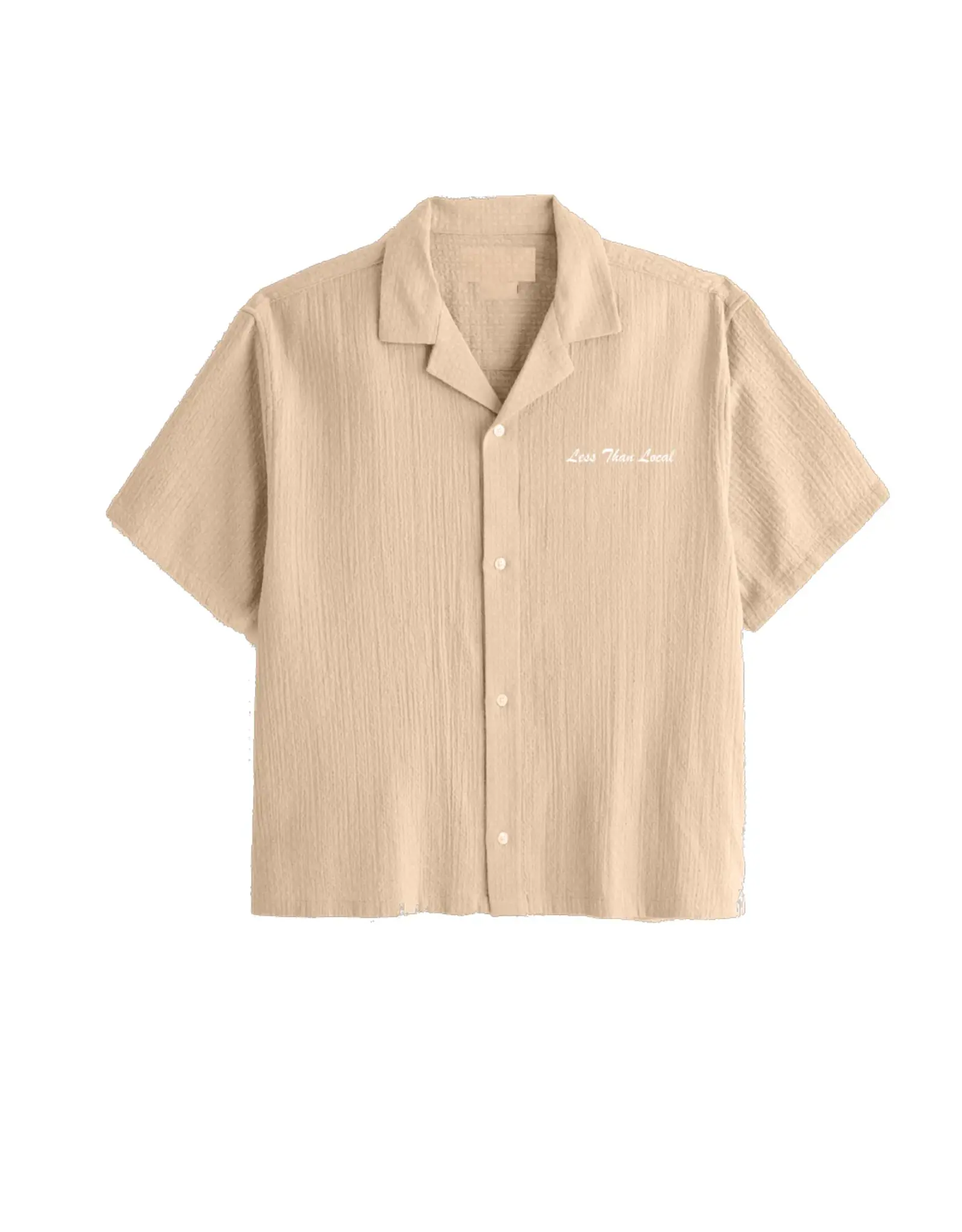 LESS THAN LOCAL LESS THAN LOCAL BOWLING SHIRT - CREAM