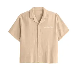 LESS THAN LOCAL LESS THAN LOCAL BOWLING SHIRT - CREAM