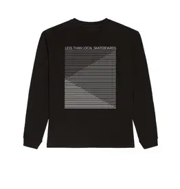 LESS THAN LOCAL LESS THAN LOCAL ART DEPT L/S TEE - BLACK
