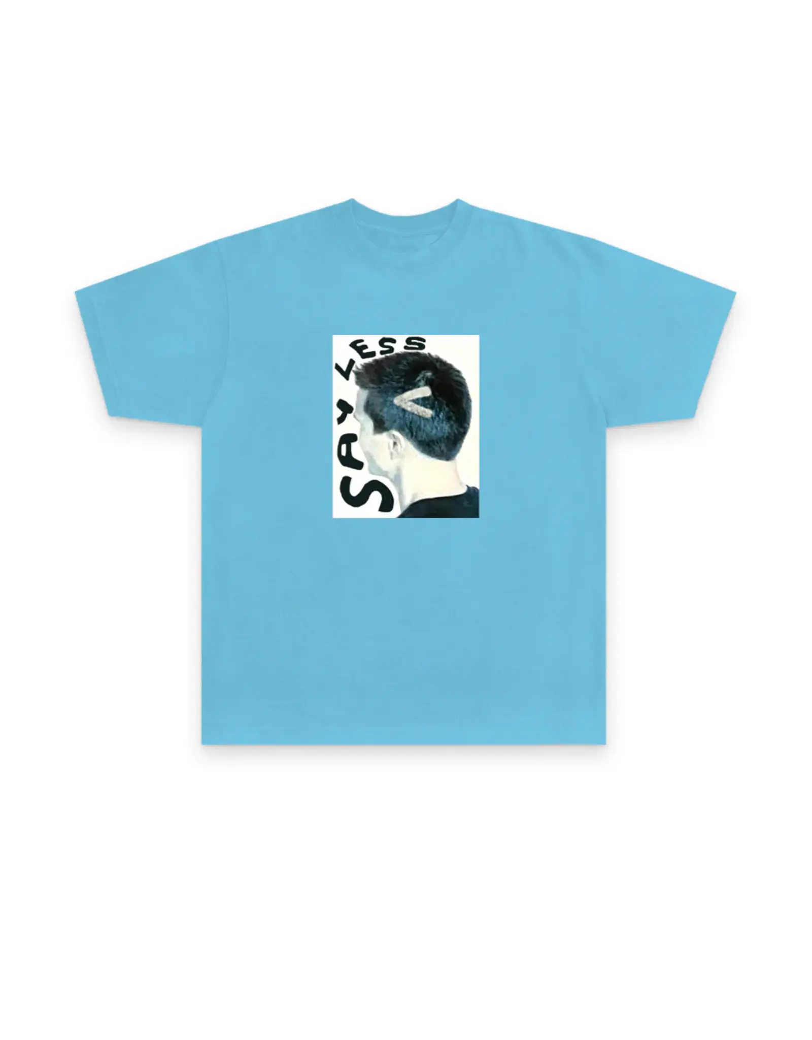 LESS THAN LOCAL LESS THAN LOCAL SAY LESS TEE - BLUE