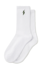 POLAR NO COMPLY RIB SOCKS - WHITE