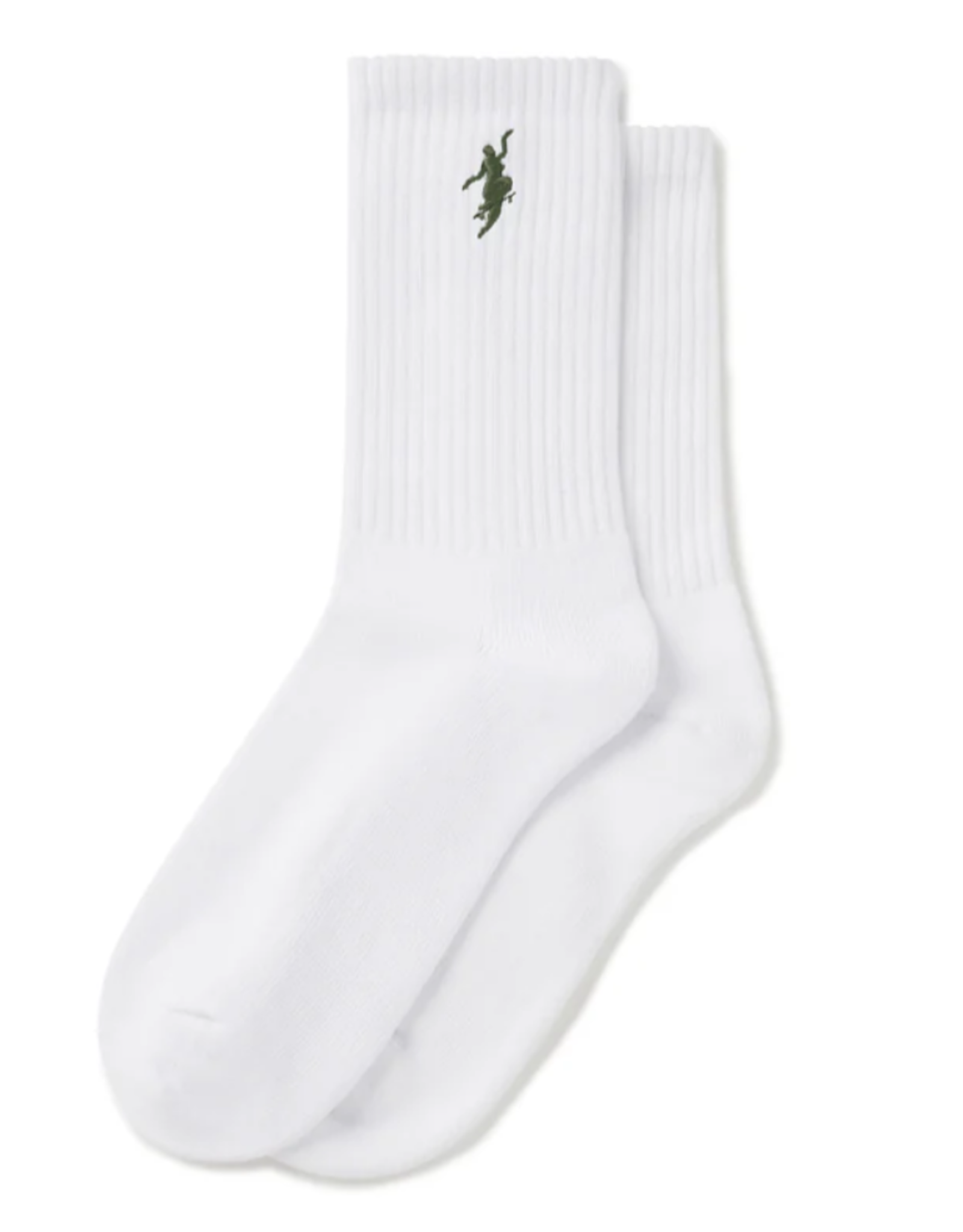 POLAR NO COMPLY RIB SOCKS - WHITE
