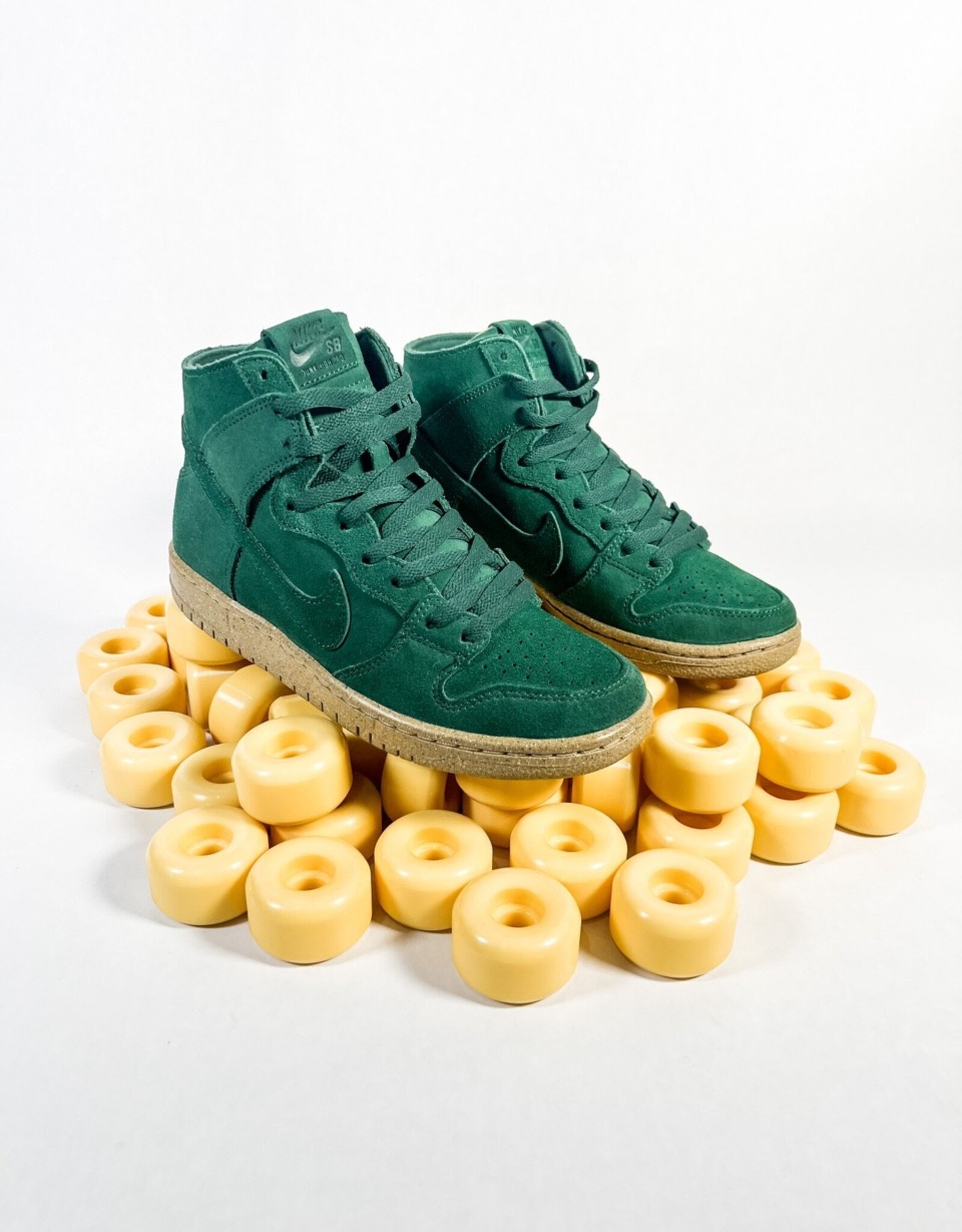 NIKE NIKE SB DUNK HIGH PRO GORGE GREEN/GORGE GREEN-BLACK