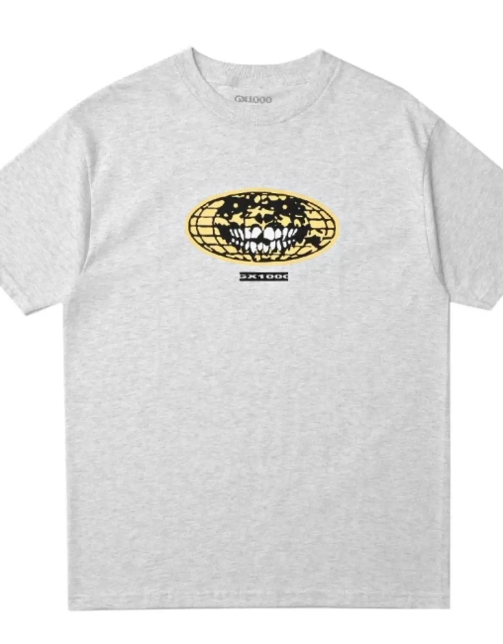 GX1000 GX1000 EVIL WORLD TEE - ASH