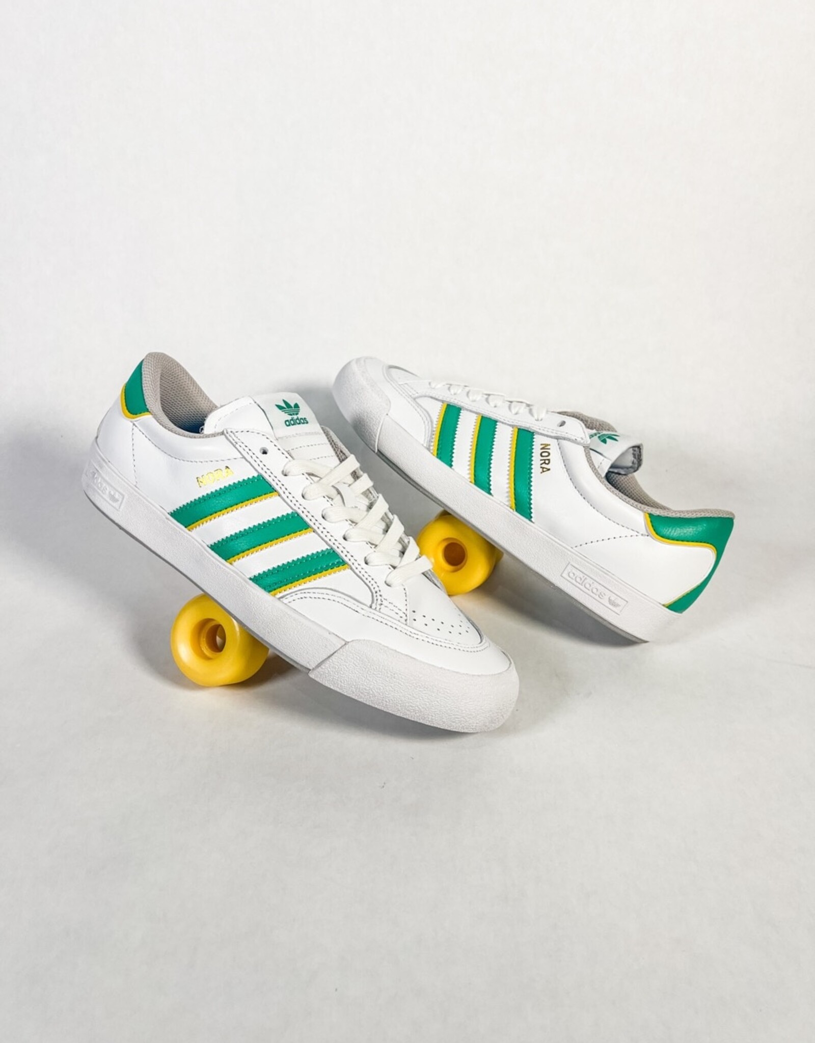 ADIDAS NORA FTWWHT/COUGRN/YELLOW