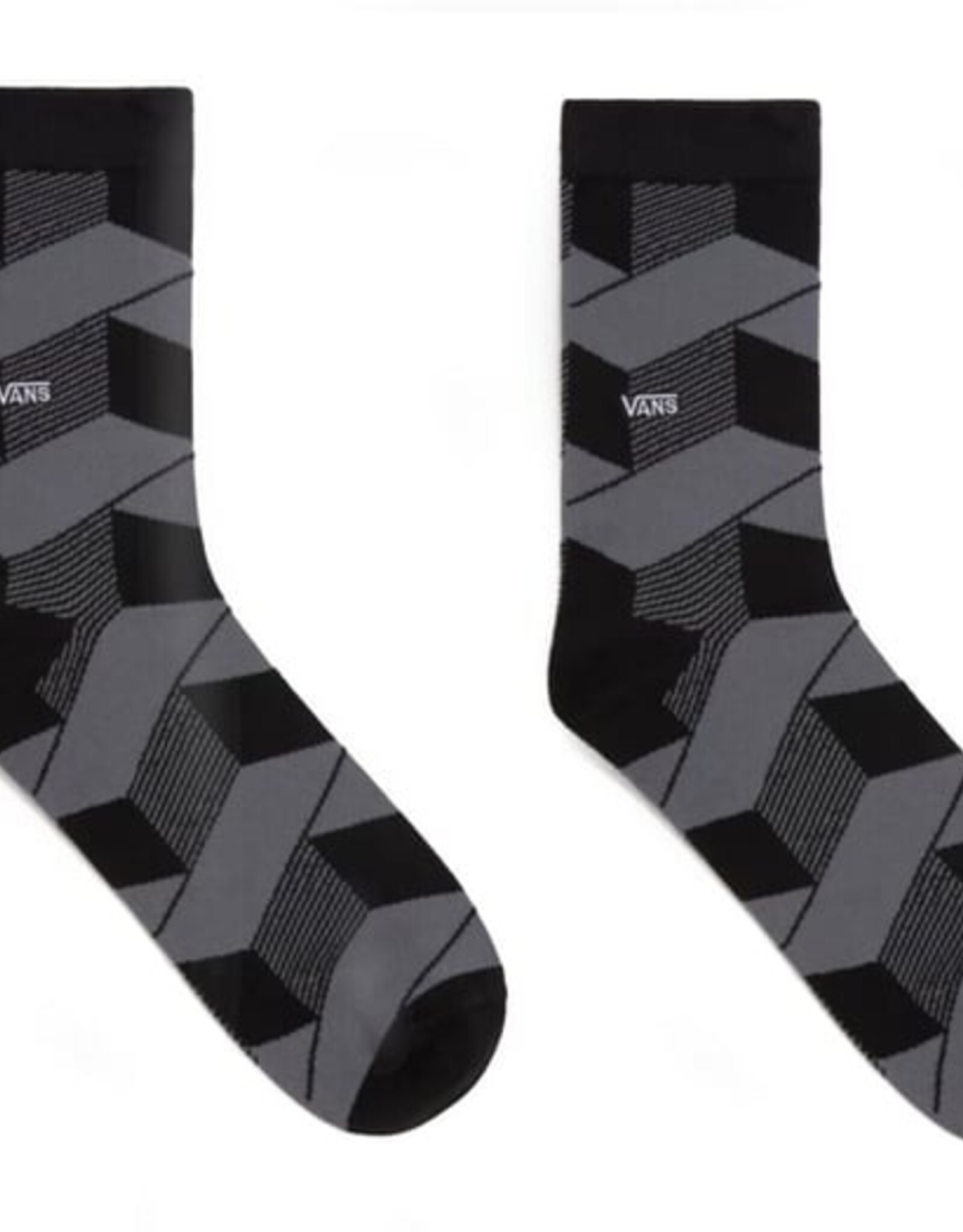 VANS VANS AUTHENTIC CREW SOCK - BLACK/ASPHALT