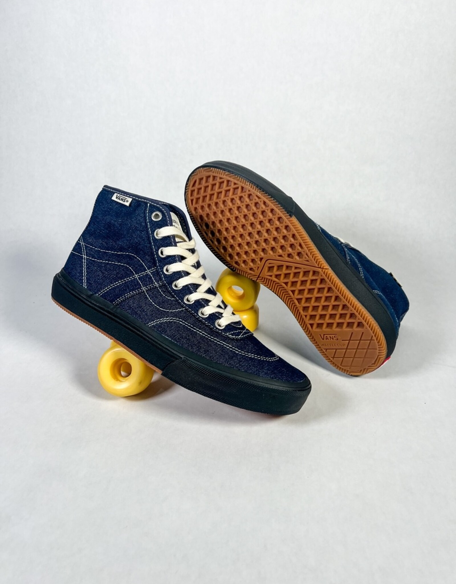 VANS VANS SKATE CROCKETT HIGH DECON - DENIM CAR BLUE