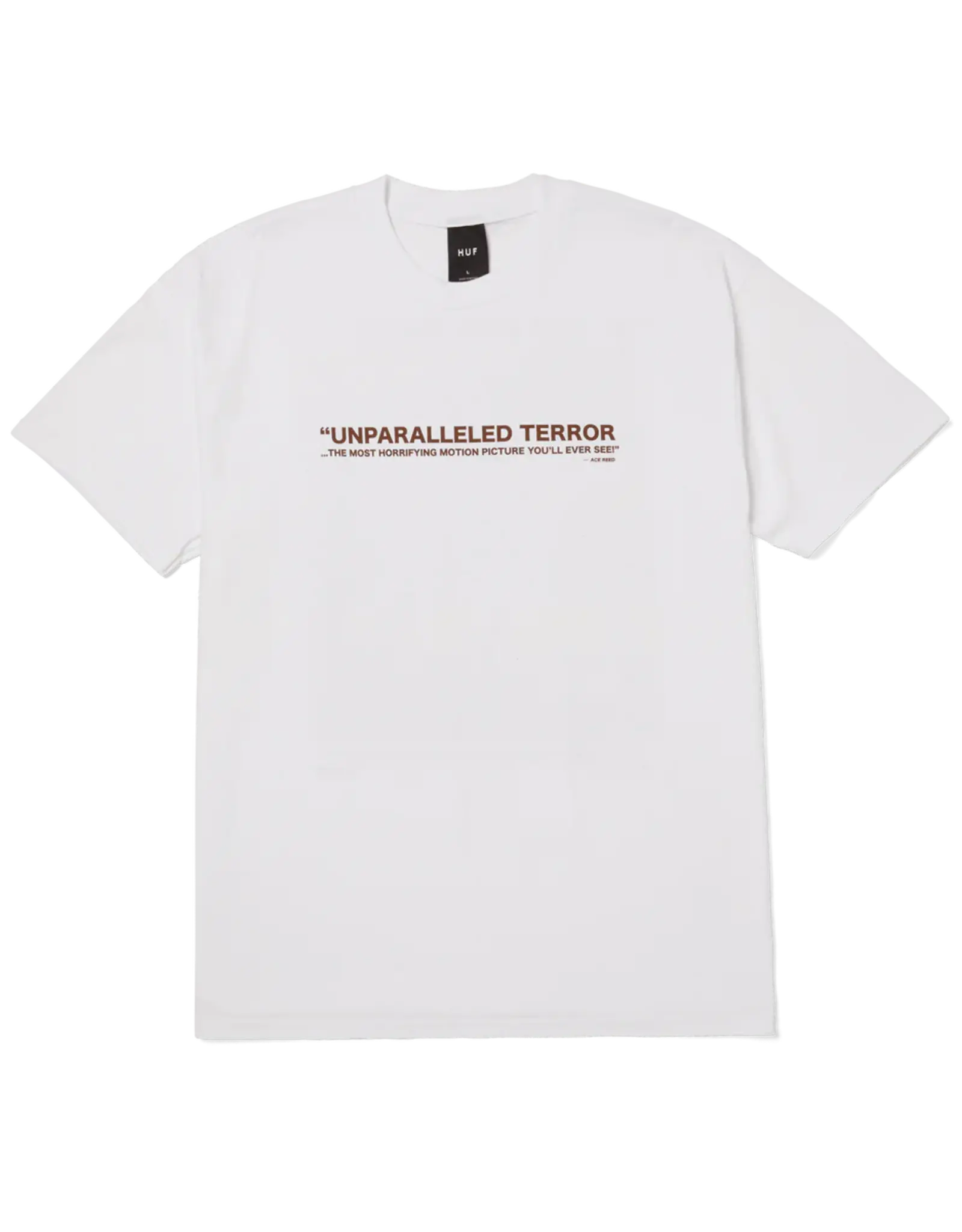 HUF UNPARALLELED TERROR S/S TEE - WHITE