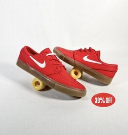 NIKE NIKE SB ZOOM JANOSKI ISO UNIVERSITY RED/WHITE - 10.5