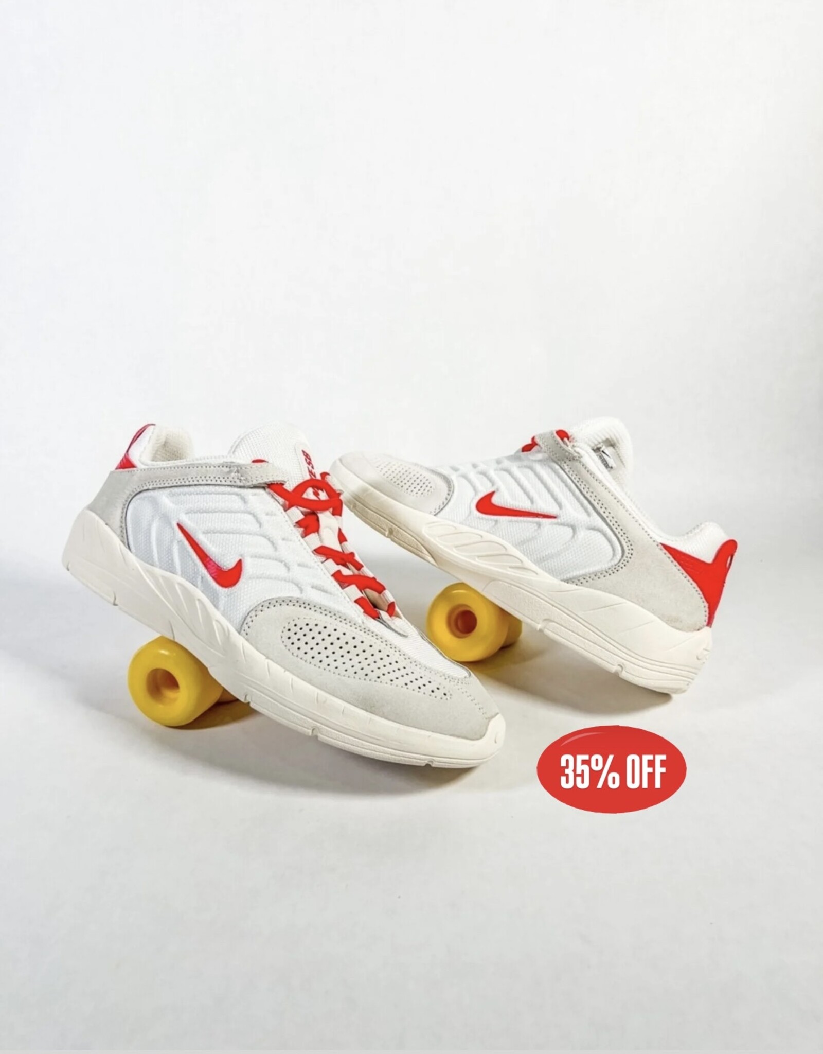 NIKE SB VERTEBRAE SUMMIT WHITE/UNIVERSITY RED - 10
