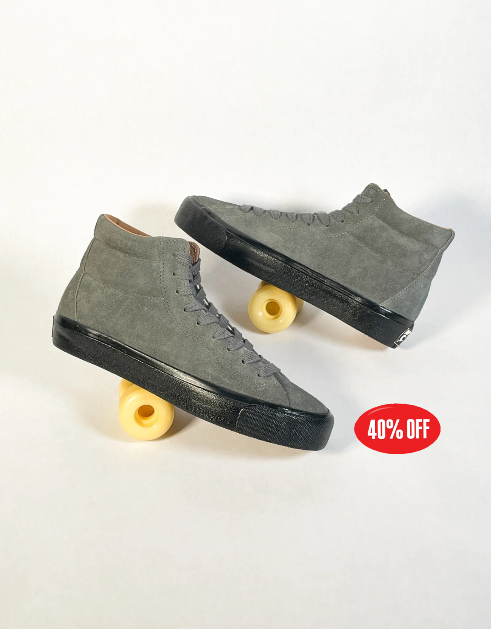 LAST RESORT AB VM003 SUEDE HI - STEEL GREY/BLACK