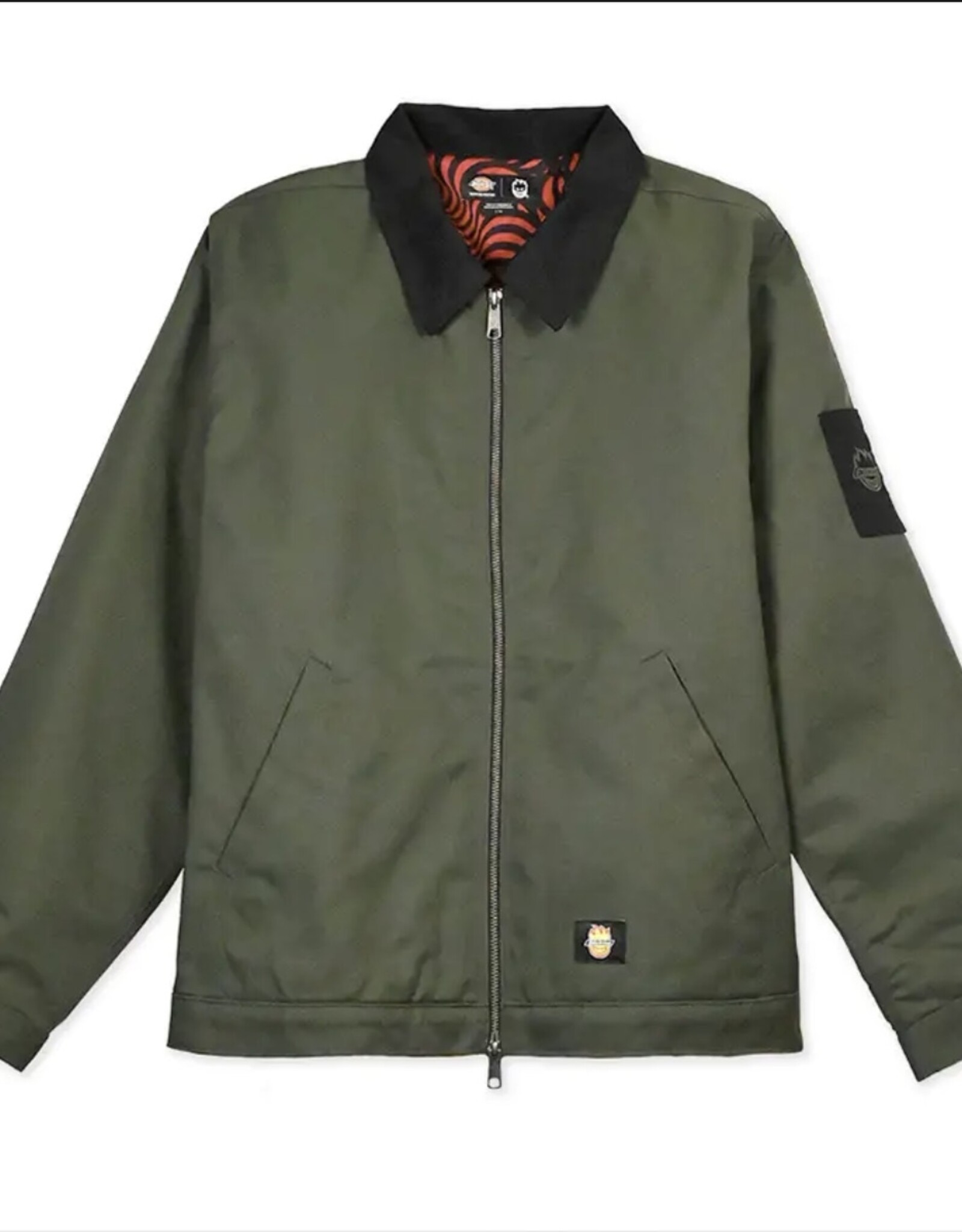 DICKIES DICKIES X SPITFIRE TWILL JACKET - OLIVE GREEN