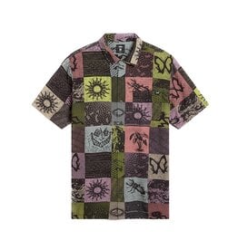 VANS VANS CAMP CLASSIC COLLAR S/S WOVEN - LIME