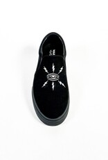 WAR SAW STRANGER ET SYN SUEDE  - BLACK/BLACK WAR SAW STRANGER ET SYN SUEDE  - BLACK/BLACK